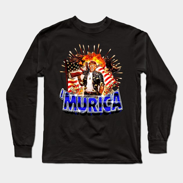 MURICA Long Sleeve T-Shirt by Literally Me